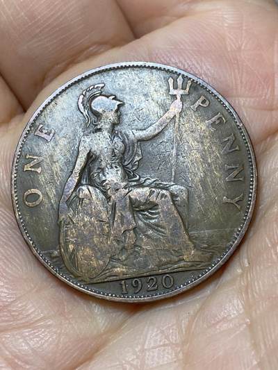 2026年第十八场(总第一百八十七场）外国好品散币场(免佣金) - 英国🇬🇧1920年1便士(乔治五世第一版)