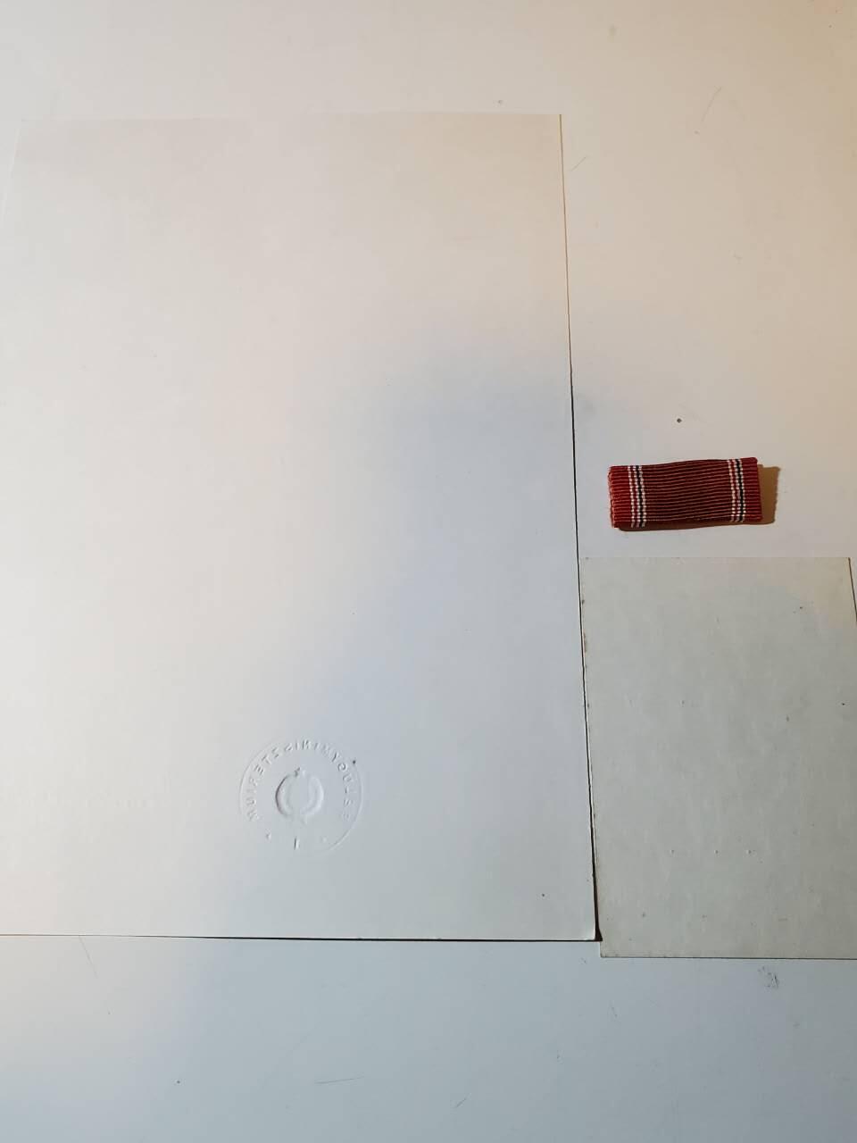 韵星假日军品类拍卖第三十九期暨默多克中校夫妇专场 -- Rimey Holidays Militaria Auction 39 & The Modoks Collection  匈牙利人民共和国默多克中校25年人民军忠诚服务奖章证书和佩戴证明+略