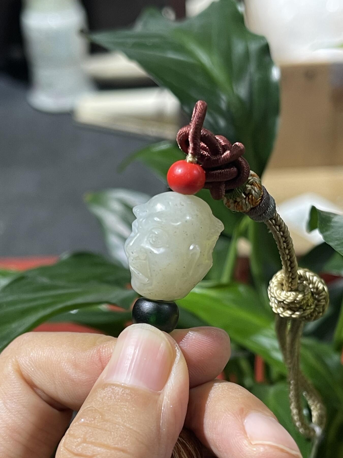 和田玉籽料手工挂饰 和田玉罗汉挂饰