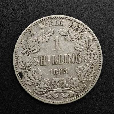 【淘币小摊】实时拍第八百六十三拍   小银币散币场   年前最后一周 之前的预留小年前全部发出 请更换最新收货地址  - 南非德兰士瓦1895年一先令银币