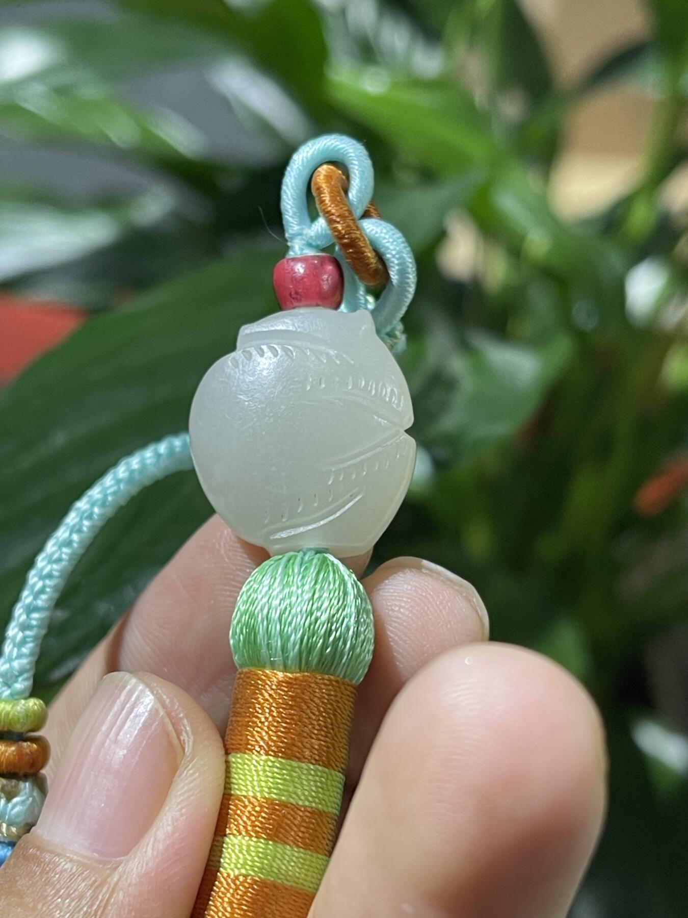 和田玉籽料手工挂饰