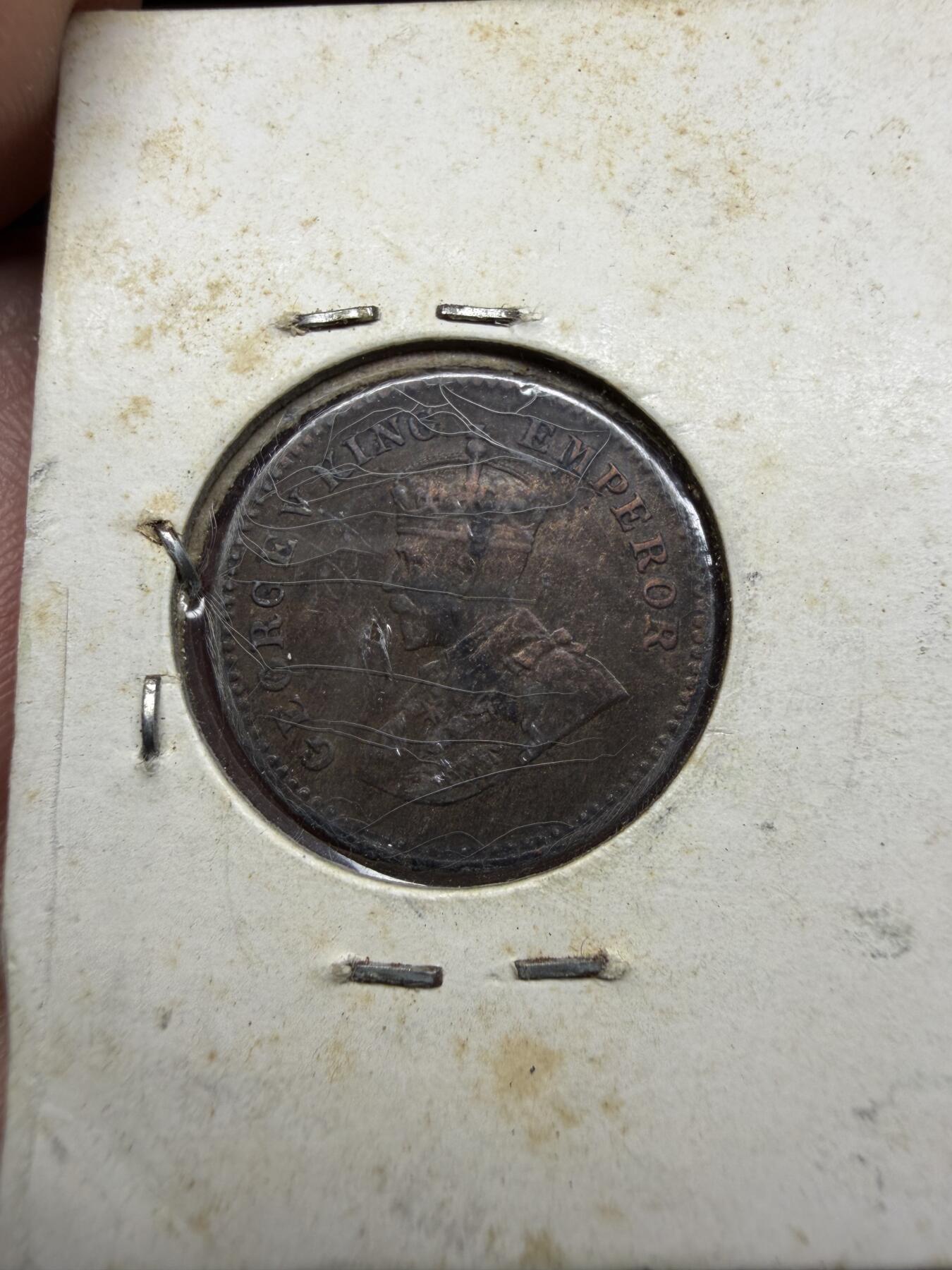 2025年集古藏今外币拍卖第二期-第3场—（总第303拍），可以寄存60天，满160元包邮。 1932年英属印度1/2安娜