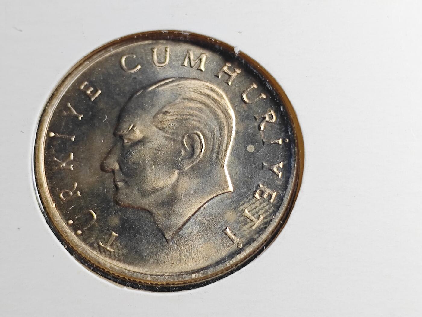 KK钱币收藏小铺  第400期  百期特拍（四拍之四）2月预留时间 周末发货  1984土耳其大小面值清年一套 官方发行！带土耳其造币厂纪念章 少见！