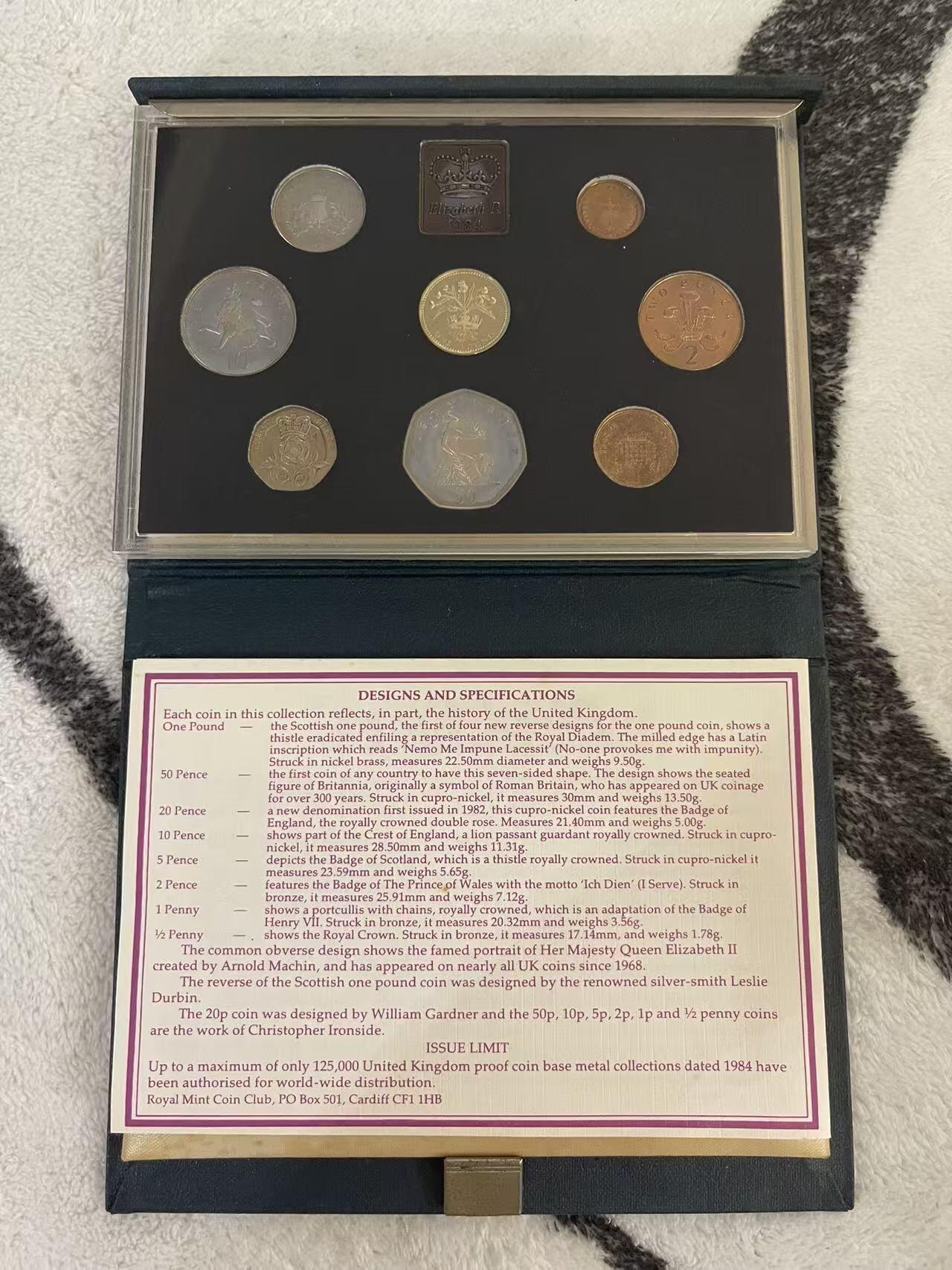 ❤️【币观天下】❤️ 第342期钱币秒杀拍卖场- 2026.2.4秒杀专场 长期征集拍品  英国1984年精制套币 品相如图 