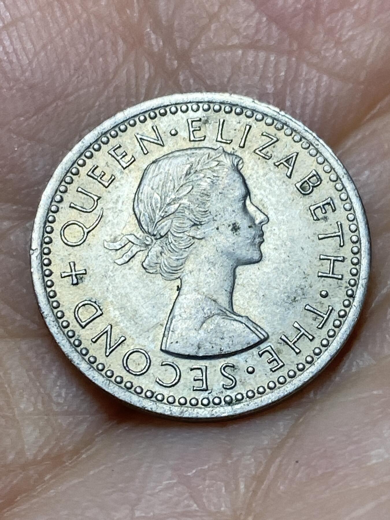 2026年第十八场(总第一百八十七场）外国好品散币场(免佣金) 带光好品–英属罗德西亚和尼亚萨兰1956年3便士(伊丽莎白二世青年桂冠)