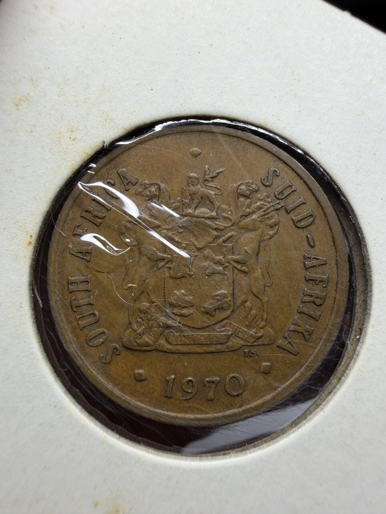 2025年集古藏今外币拍卖第二期-第3场—（总第303拍），可以寄存60天，满160元包邮。 1970年南非2C