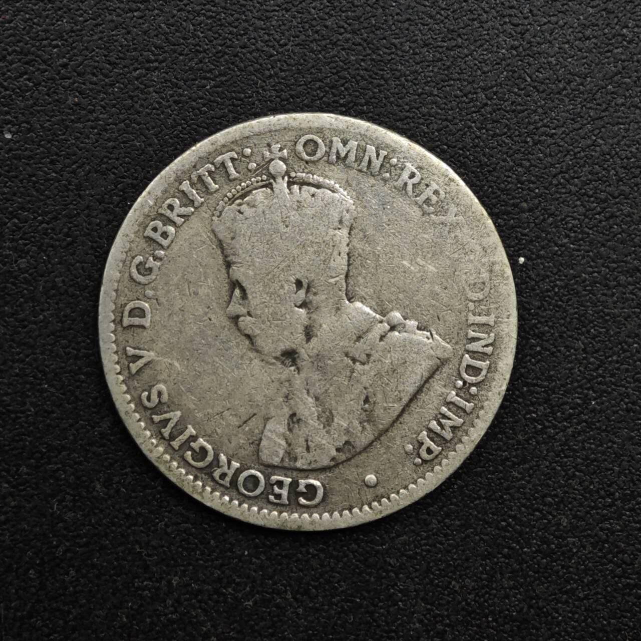 【淘币小摊】实时拍第八百六十三拍   小银币散币场   年前最后一周 之前的预留小年前全部发出 请更换最新收货地址  澳大利亚1914年乔治五世3便士银币