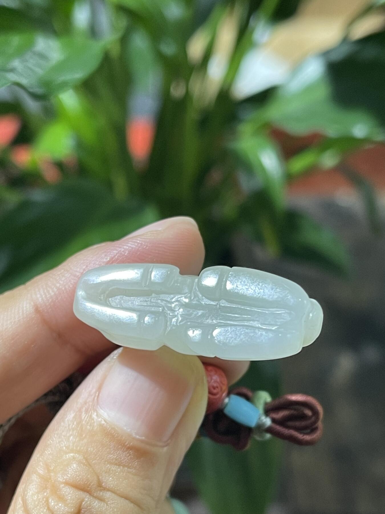 和田玉籽料手工挂饰 和田玉马