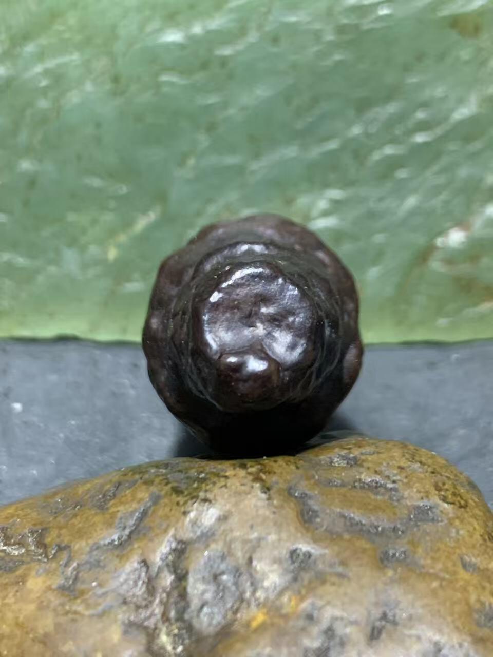 精美罕见戈壁象形黑金刚原石一块，