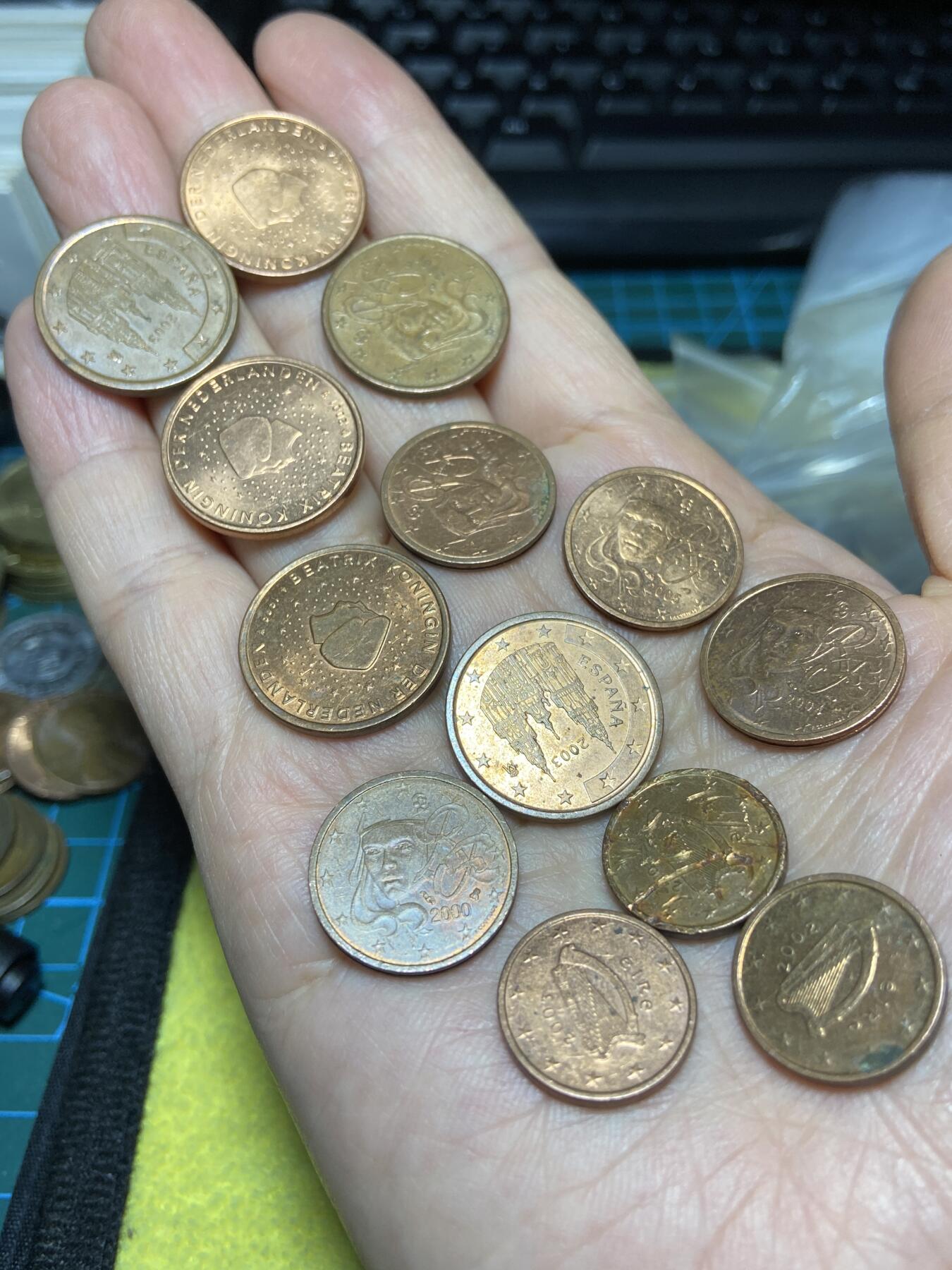 2026年第十八场(总第一百八十七场）外国好品散币场(免佣金) 各国各年份欧分13枚(总面值51欧分)