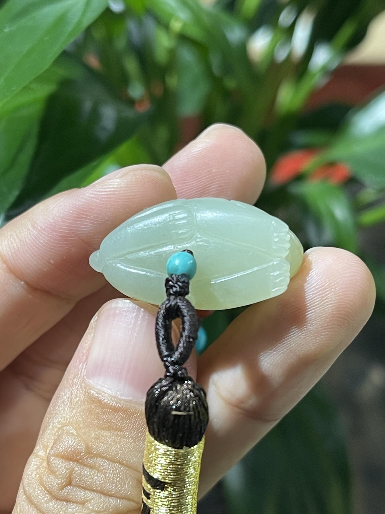 和田玉籽料手工挂饰 和田玉兔子挂饰