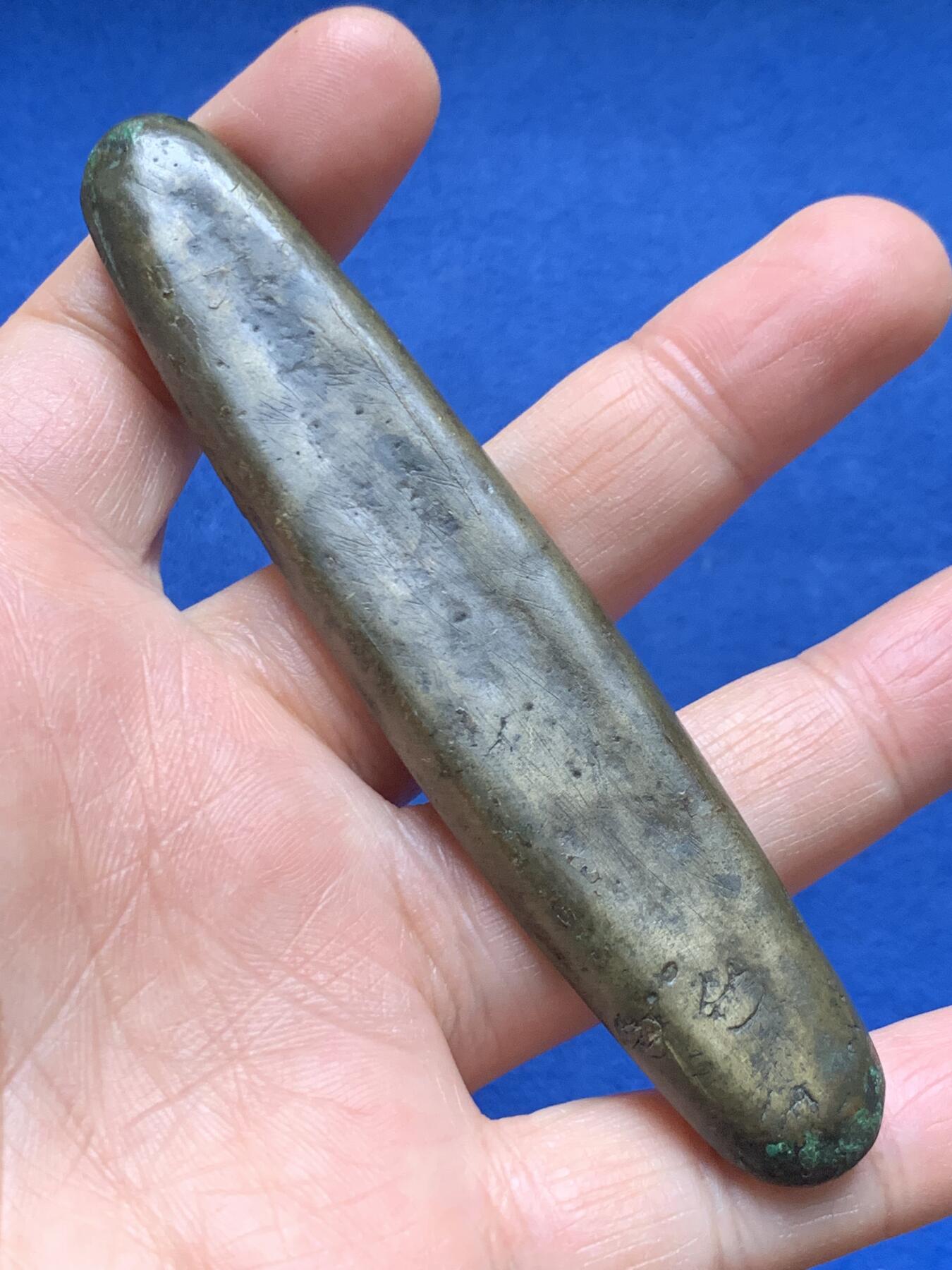 《竞宝斋》第464场 周日，周一，周二，3场连拍 （全场包邮）欢迎送拍 泰国 早期 虎舌银条 105mm 94.6g 大尺寸