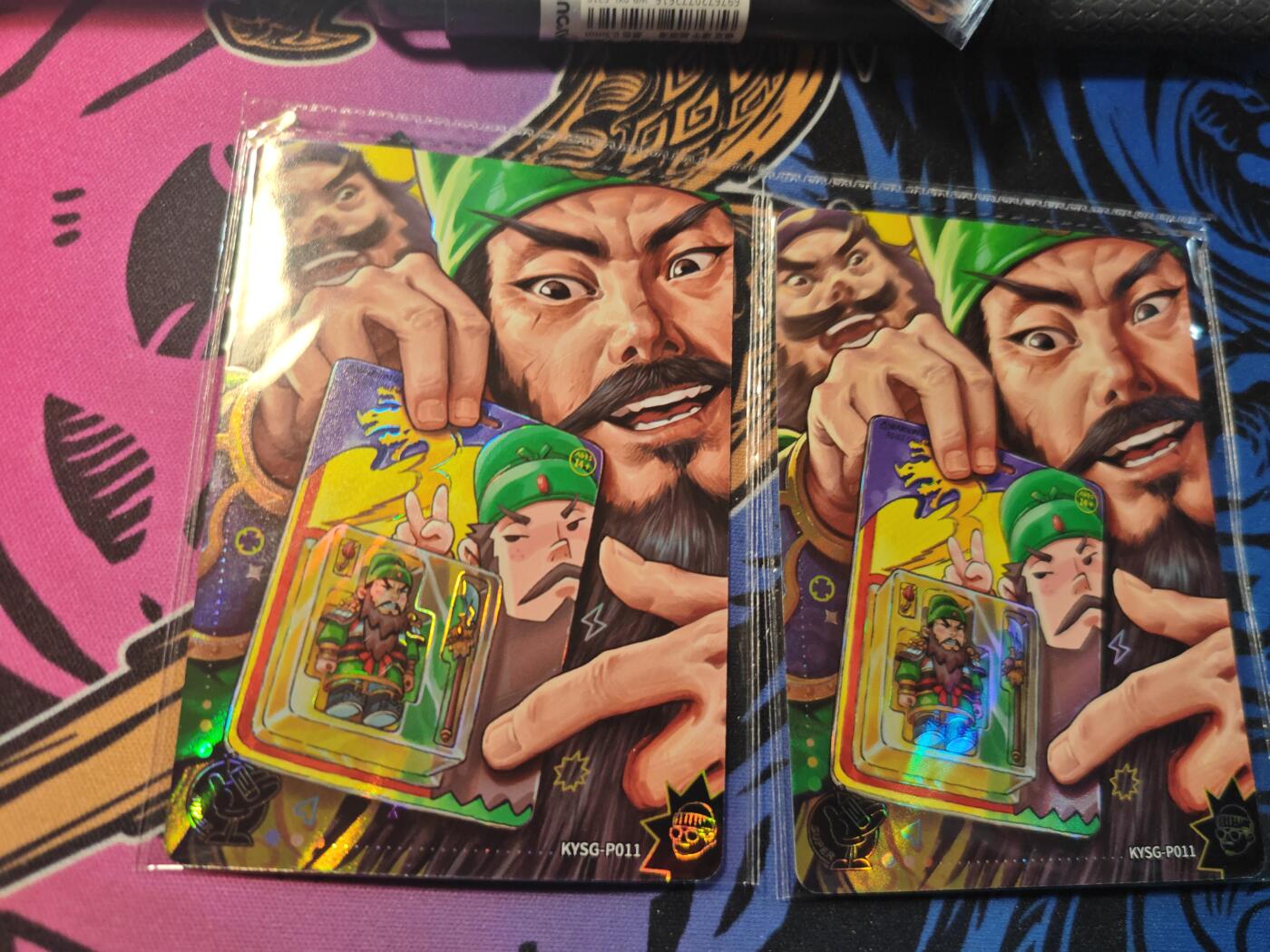 卡牌实验室开始第十三次实验 【PR】卡游三国 潮玩武圣×2