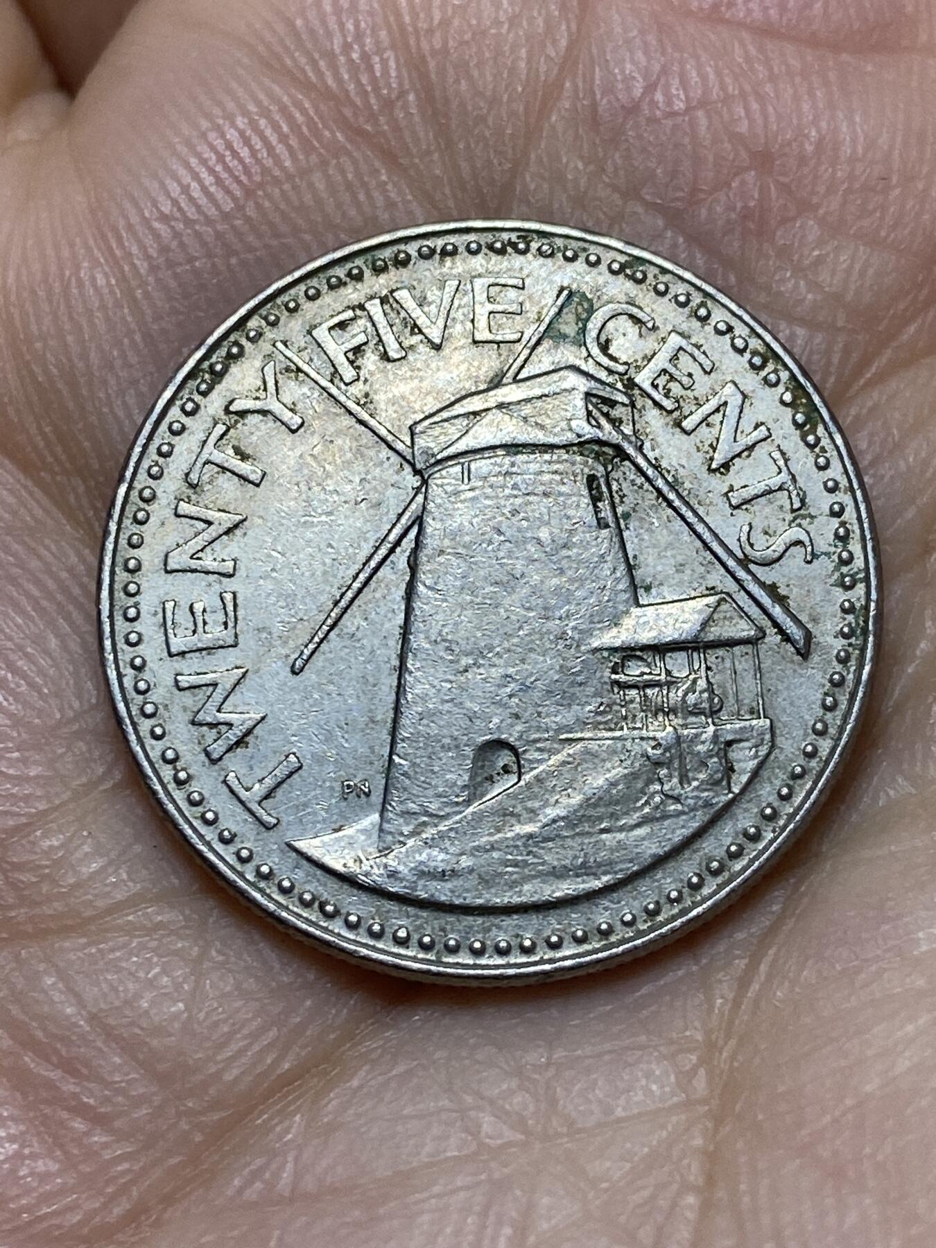 2026年第十八场(总第一百八十七场）外国好品散币场(免佣金) 巴巴多斯🇧🇧1981年25分(第一版)