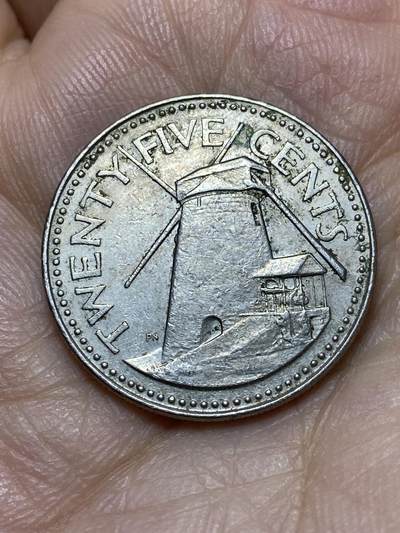 2026年第十八场(总第一百八十七场）外国好品散币场(免佣金) - 巴巴多斯🇧🇧1981年25分(第一版)