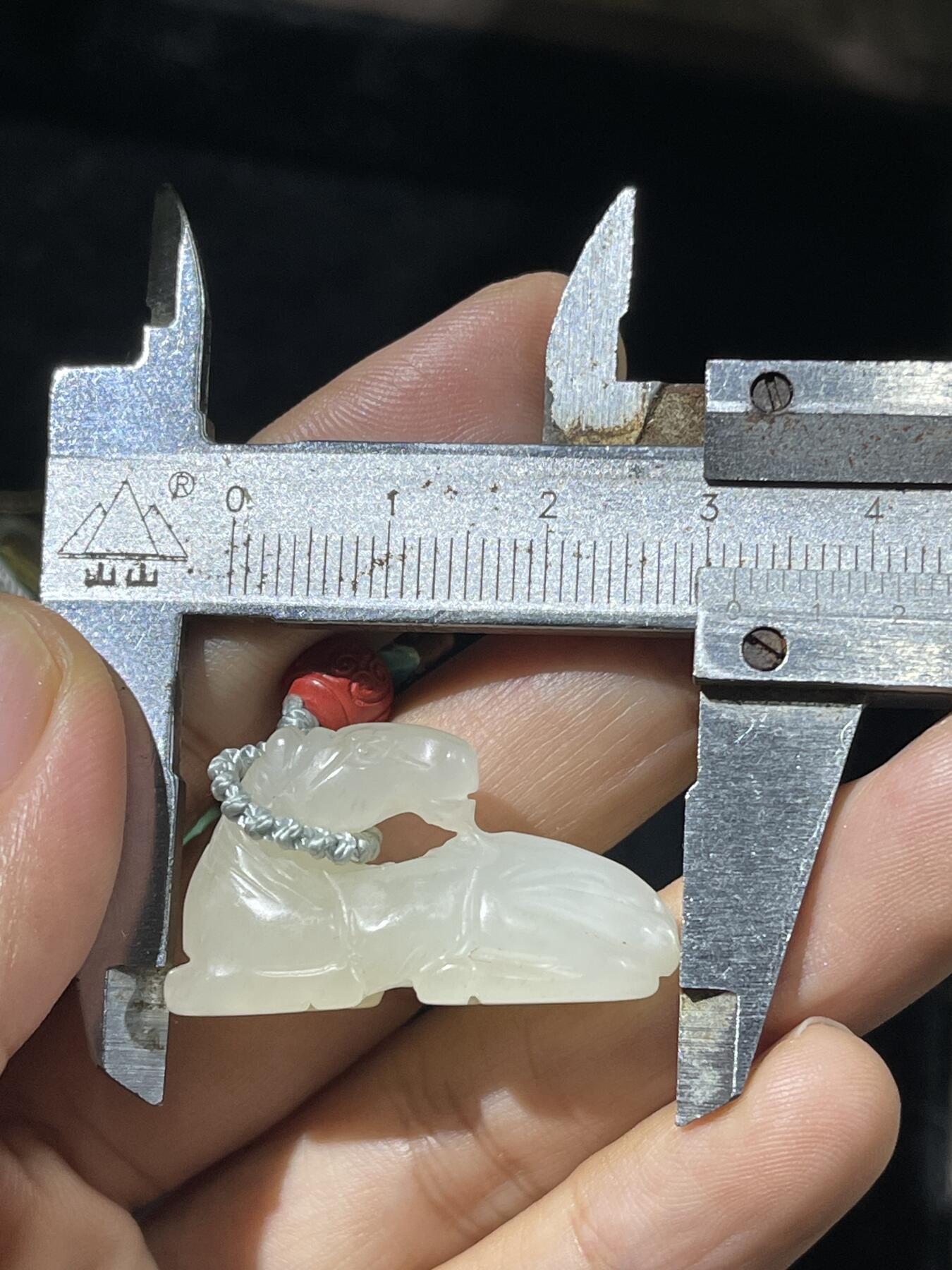 和田玉籽料手工挂饰 和田玉马