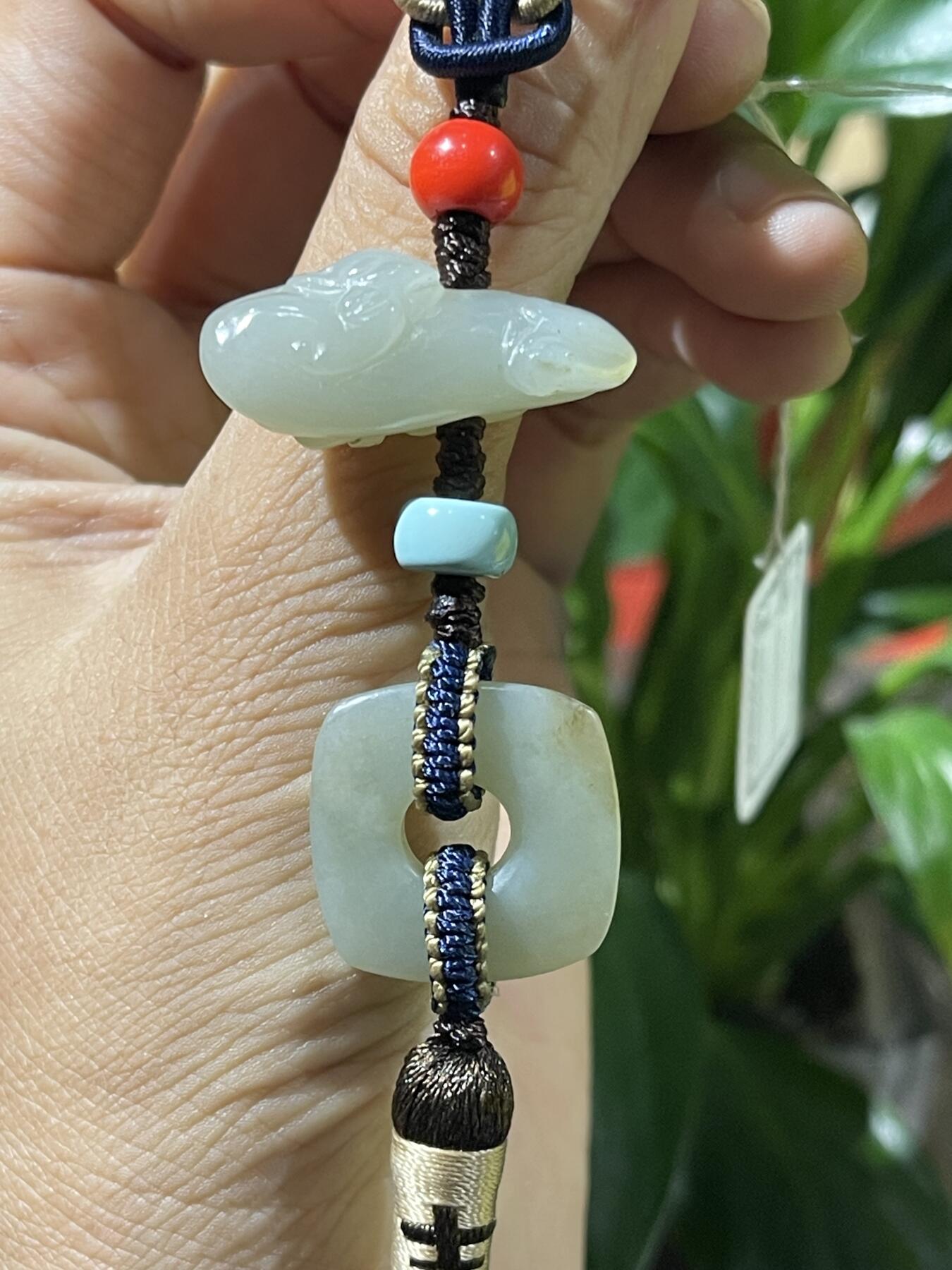 和田玉籽料手工挂饰