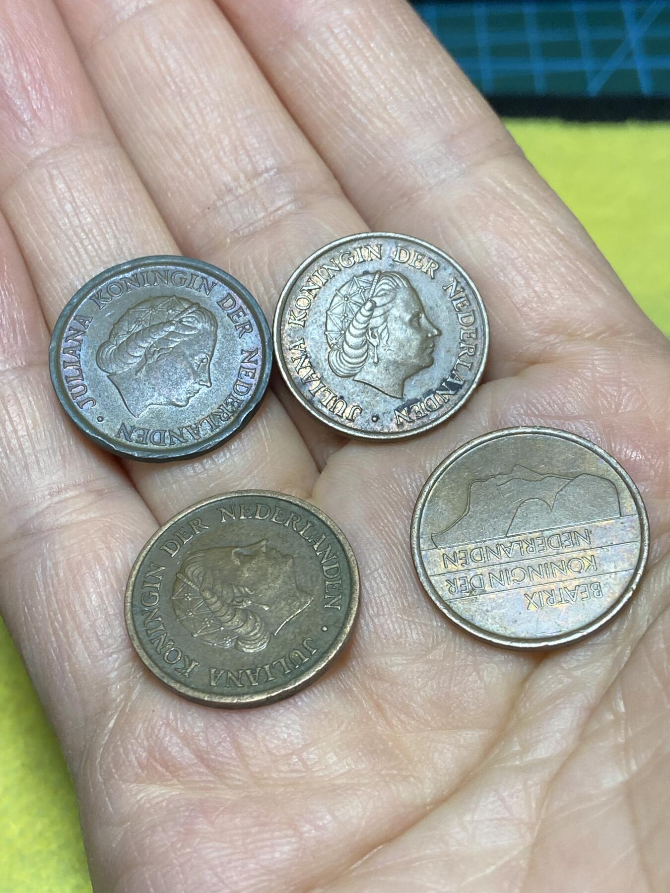 2026年第十八场(总第一百八十七场）外国好品散币场(免佣金) 荷兰🇳🇱5分4枚：1954年75年80年82年