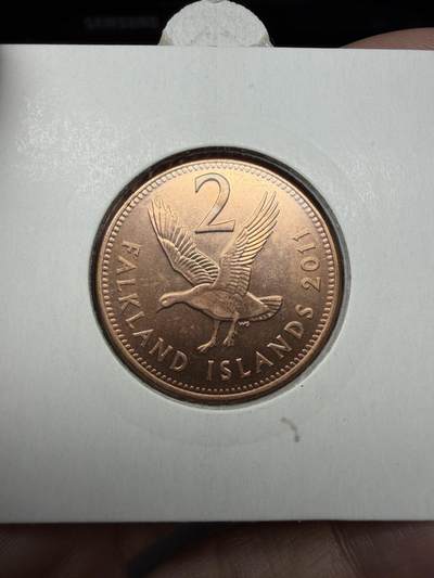 2025年集古藏今外币拍卖第二期-第3场—（总第303拍），可以寄存60天，满160元包邮。 - 2011年福克兰群岛2分