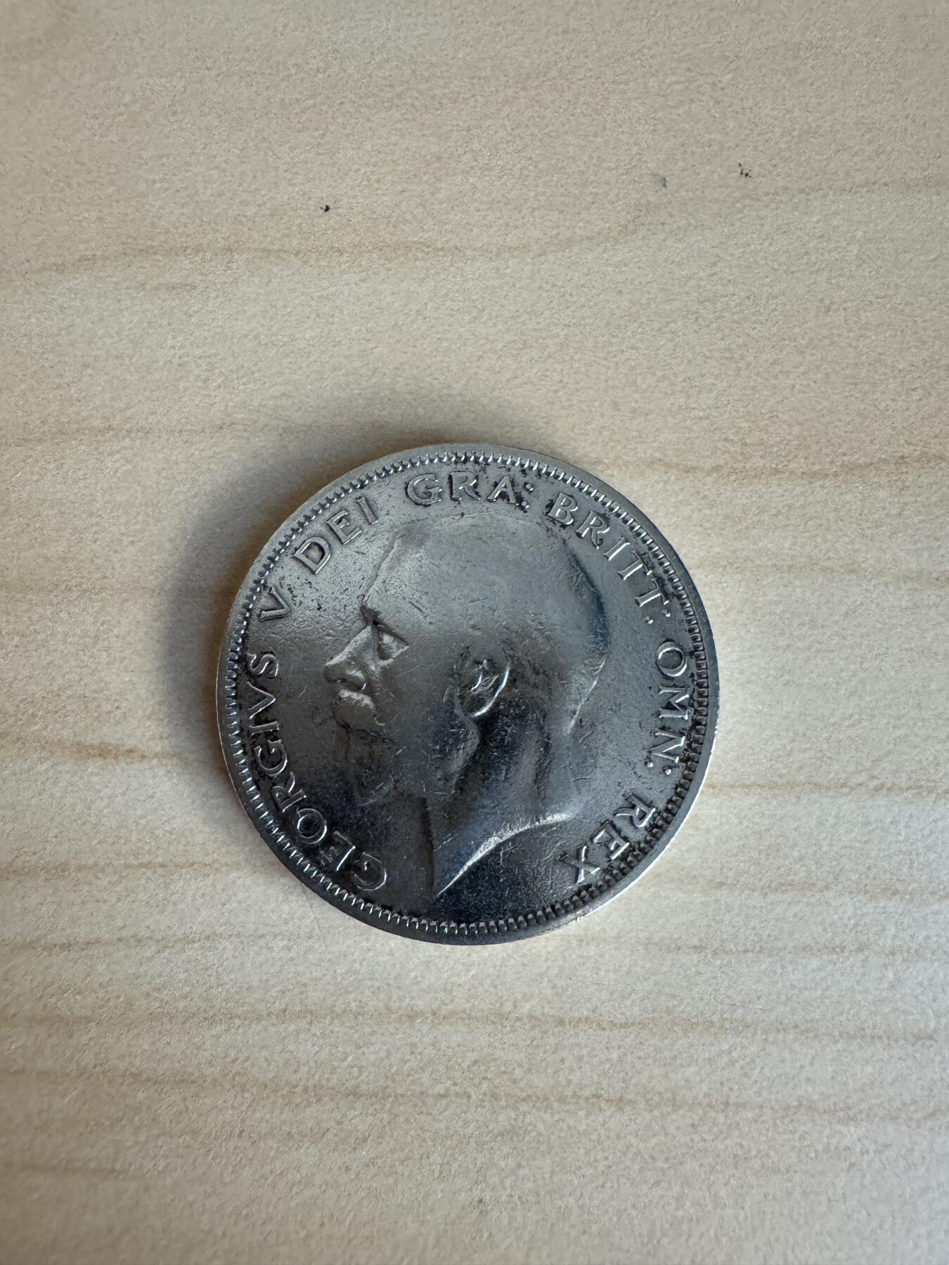 1931年英国半克朗银币
低于银价出