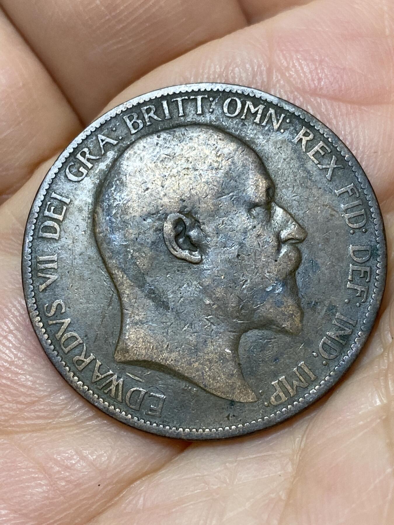 2026年第十八场(总第一百八十七场）外国好品散币场(免佣金) 英国🇬🇧1903年1便士(爱德华七世时期)