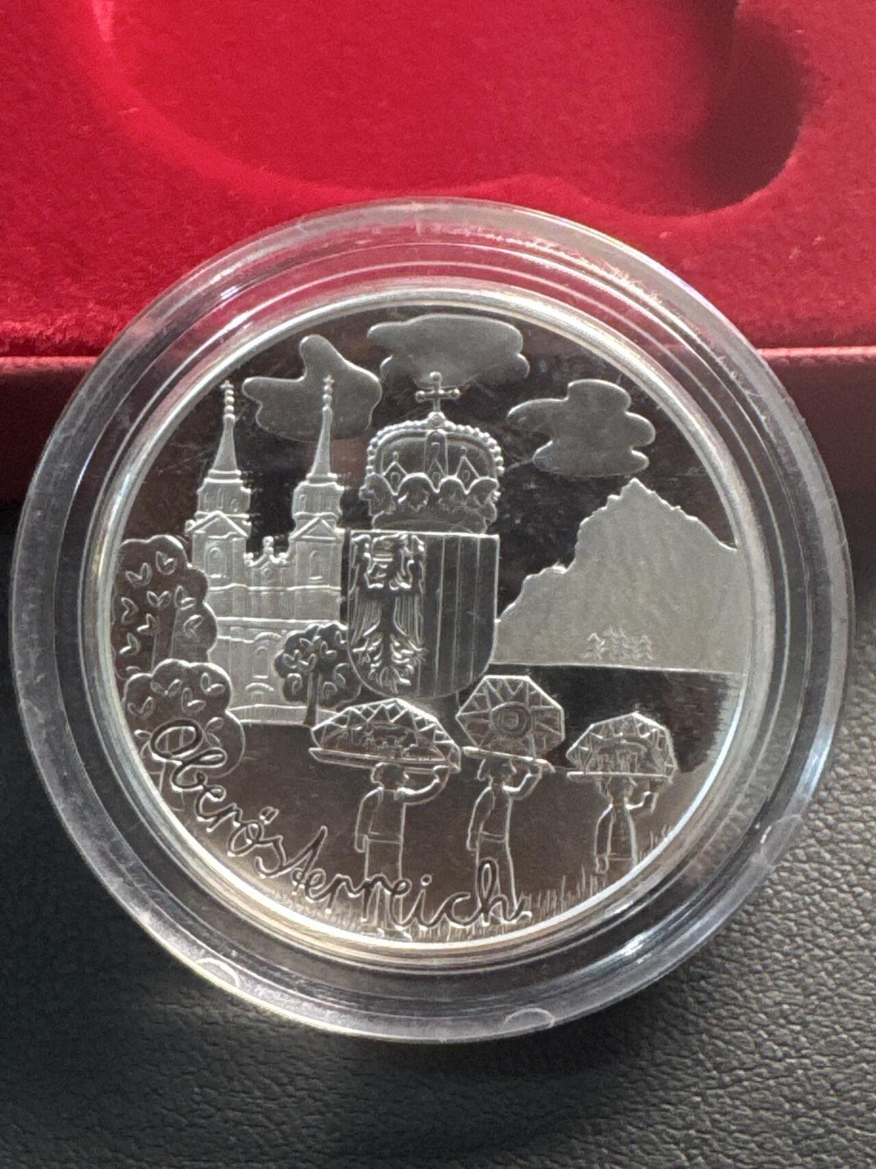 ❤️【币观天下】❤️ 第342期钱币秒杀拍卖场- 2026.2.4秒杀专场 长期征集拍品  奥地利联邦省系列银币 盒证齐全(面值10欧，重量17.3克)2016-1