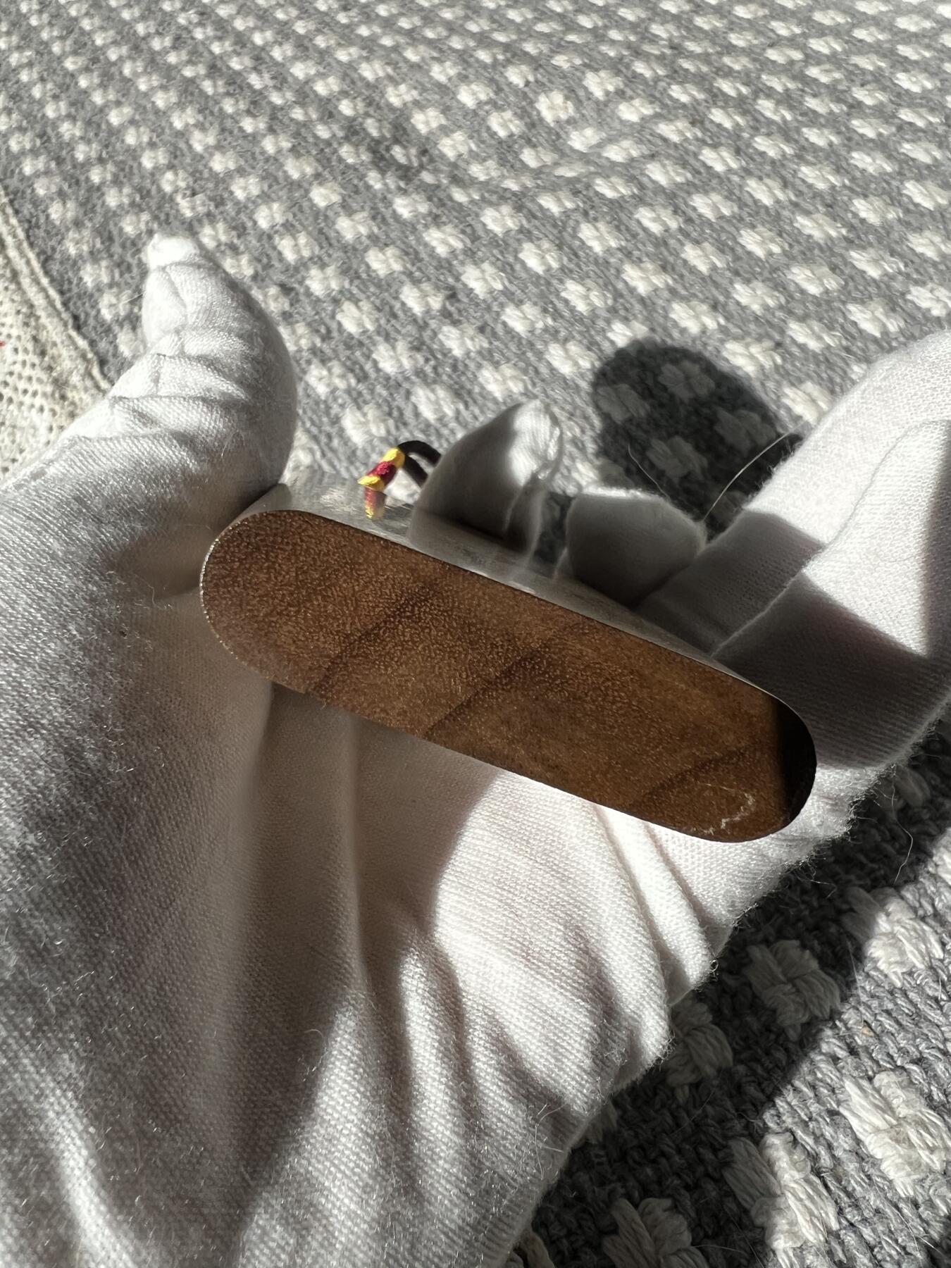 零元拍：A26金丝楠平安无事牌，3D立体水波香喷喷的小金砖，金光闪闪，79.5/47.5/13MM