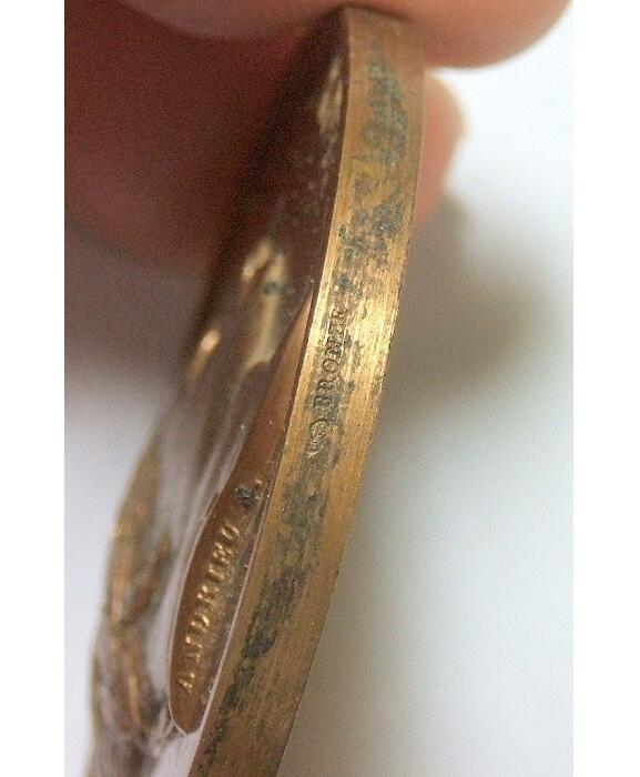 【艺术】法国艺术大章1806年 拿破仑金叶冠+卢浮宫凯旋门建成 高浮雕精制大铜章 40MM