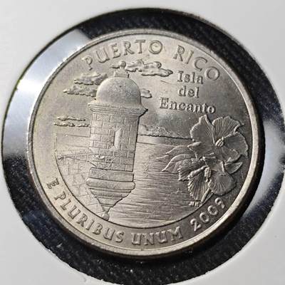 KK钱币收藏小铺  第391期  2月预留时间 周末发货 -  2009美国25分纪念币 好品