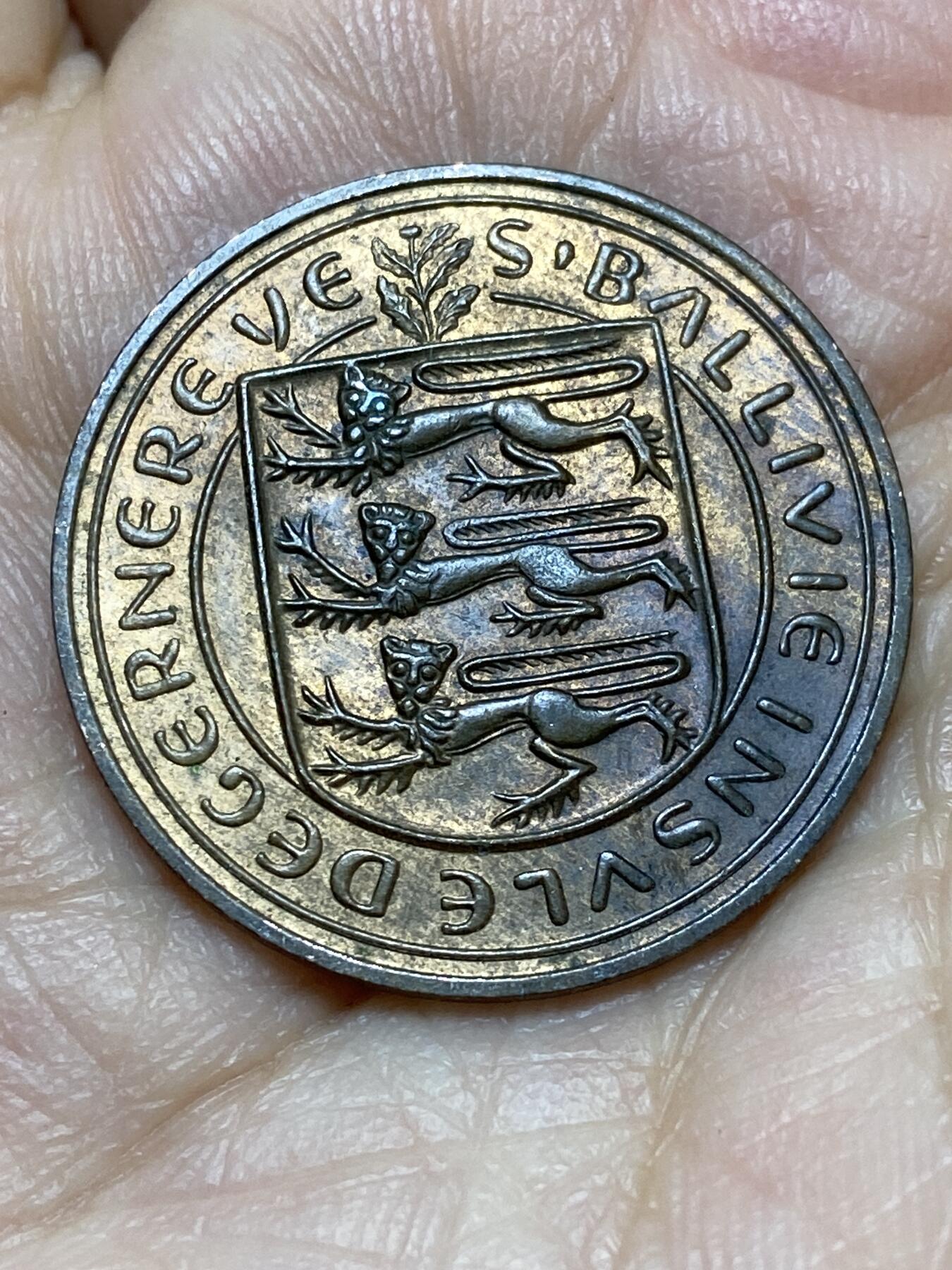 2026年第十八场(总第一百八十七场）外国好品散币场(免佣金) 英属根西岛🇬🇬1956年4道布(伊丽莎白二世时期，最后一版4道布)