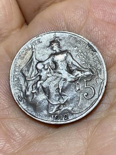 2026年第十八场(总第一百八十七场）外国好品散币场(免佣金) - 法兰西第三共和国1912年5生丁