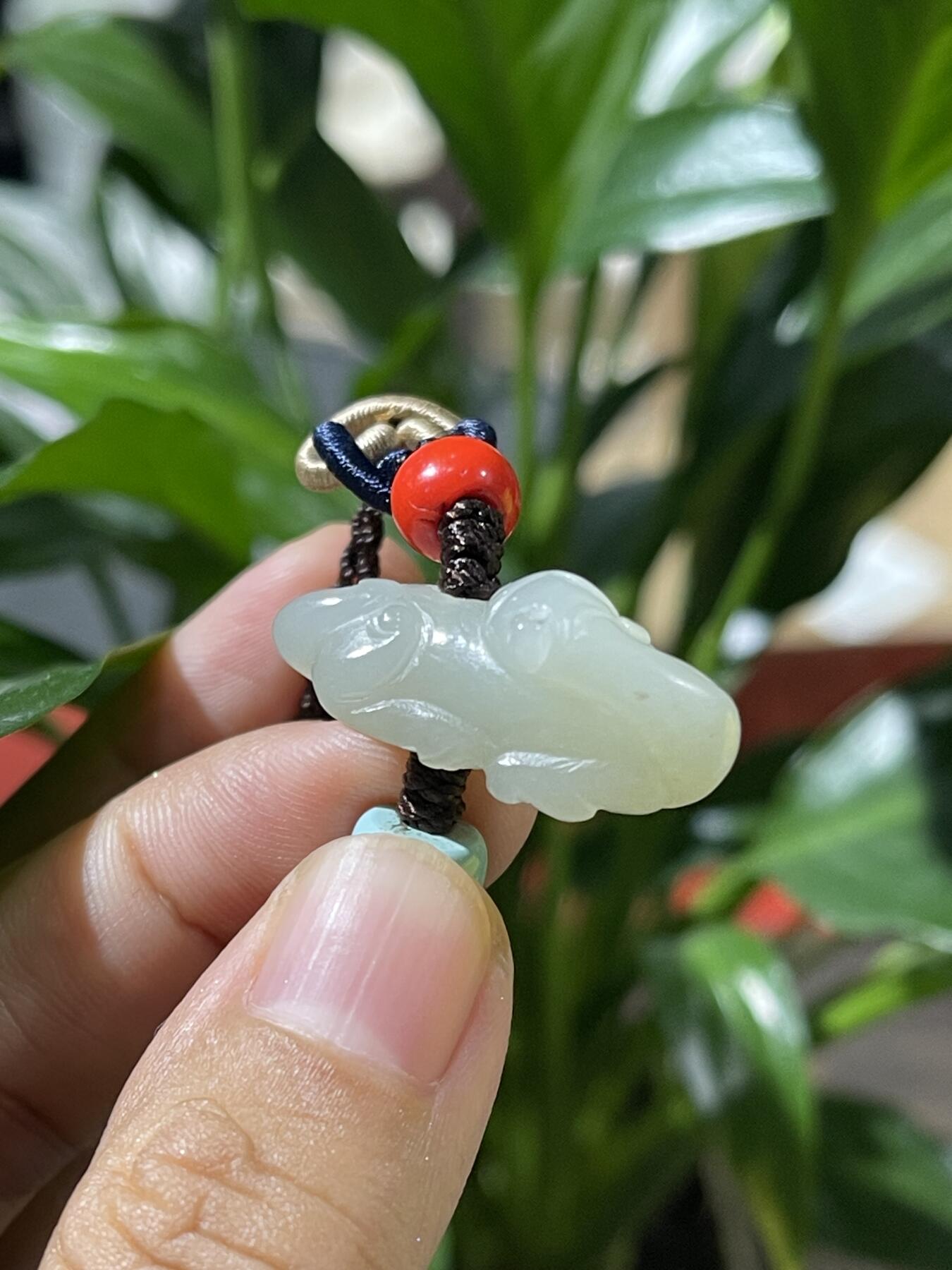 和田玉籽料手工挂饰