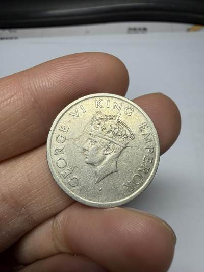 2025年集古藏今外币拍卖第二期-第3场—（总第303拍），可以寄存60天，满160元包邮。 - 1947年英属印度半卢比