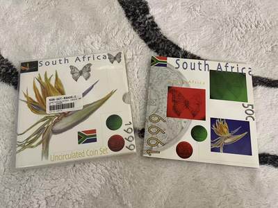 ❤️【币观天下】❤️ 第342期钱币秒杀拍卖场- 2026.2.4秒杀专场 长期征集拍品  - 南非1999年官方套币 原装 铜币背面正常氧化