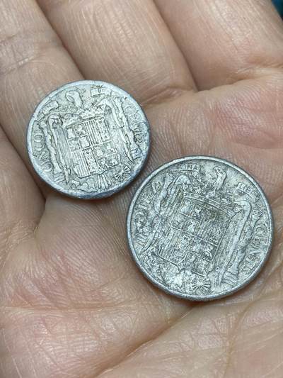 2026年第十八场(总第一百八十七场）外国好品散币场(免佣金) - 西班牙🇪🇸国民政府时期2枚：1941年45年5分10分