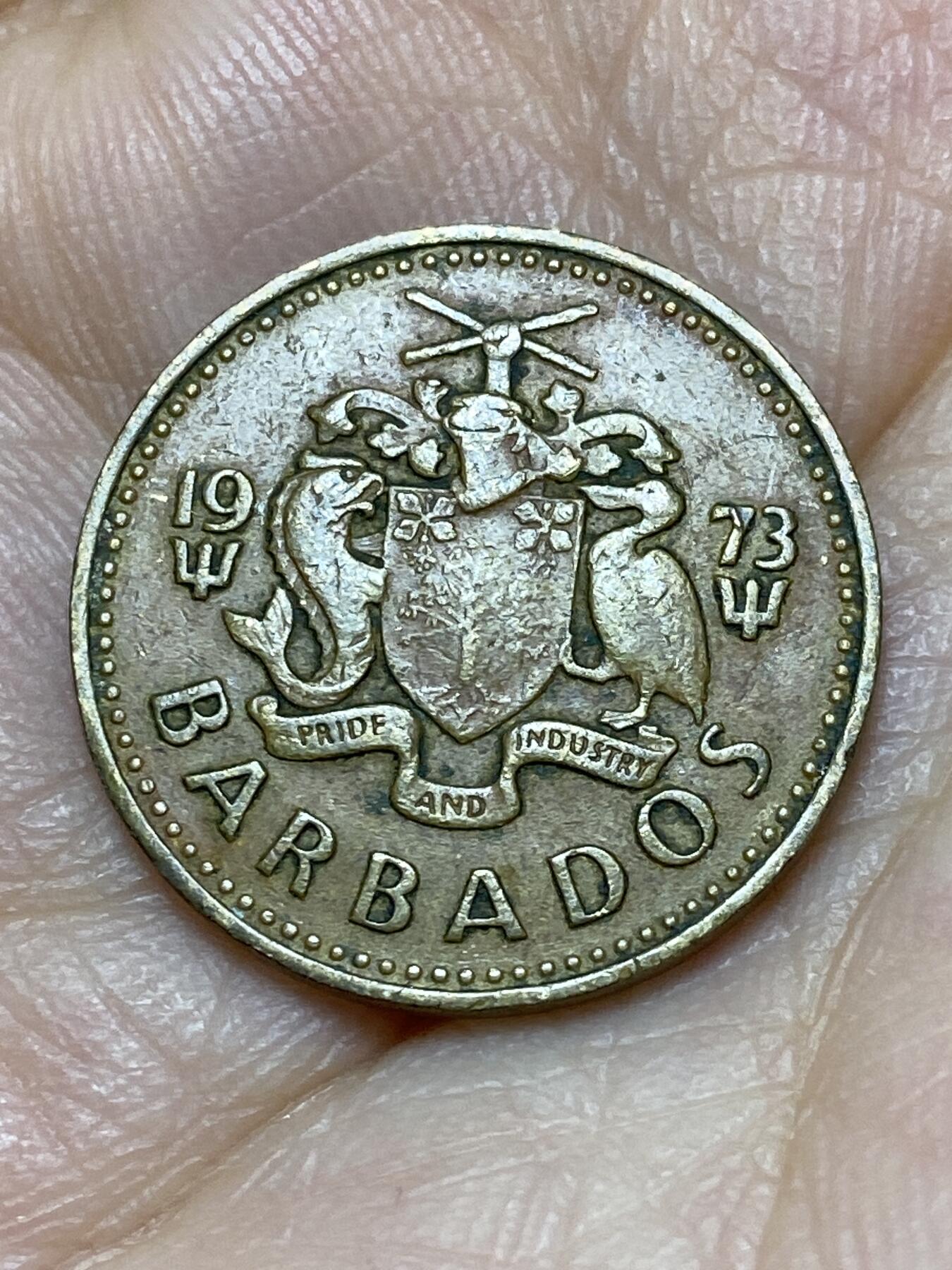 2026年第十八场(总第一百八十七场）外国好品散币场(免佣金) 巴巴多斯🇧🇧1973年5分(第一版)