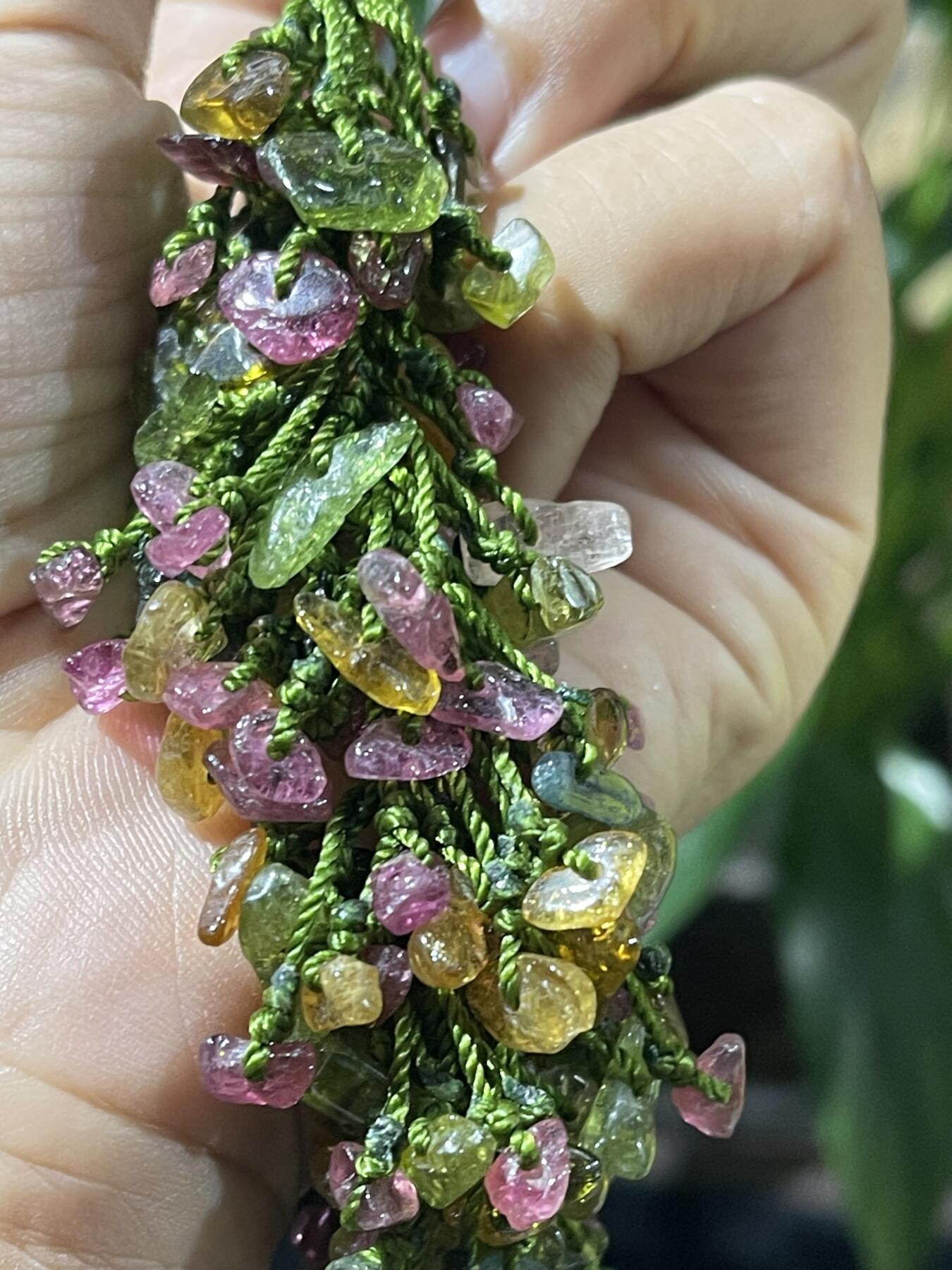 和田玉籽料手工挂饰 天然碧玺挂件