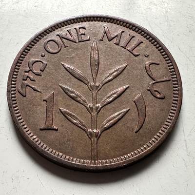 🌹外币初藏🌹🐯2026年第15场  每周二四六晚8️⃣点 接代拍 - 巴勒斯坦1942年1米尔