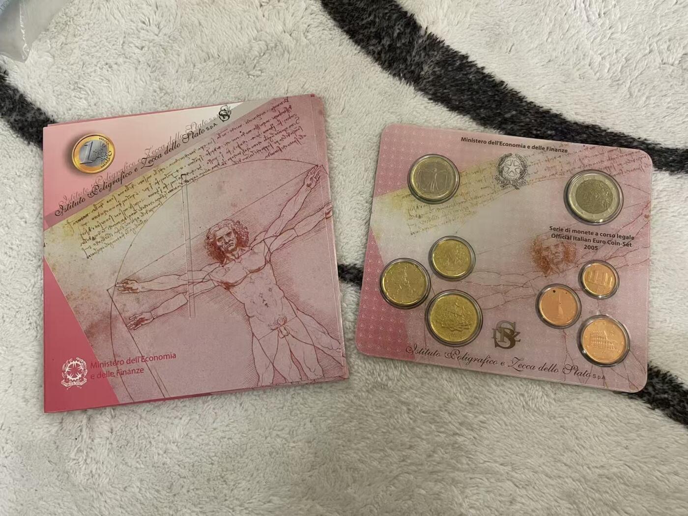 ❤️【币观天下】❤️ 第342期钱币秒杀拍卖场- 2026.2.4秒杀专场 长期征集拍品  意大利2005年官方原装套币 品相如图正常氧化 