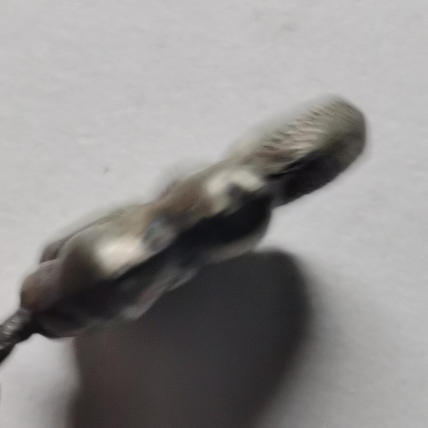 杂件专场98期 清代精美银吊坠，双面工立体花纹