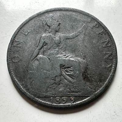 🌹外币初藏🌹🐯2026年第15场  每周二四六晚8️⃣点 接代拍 - 英国1899年一便士