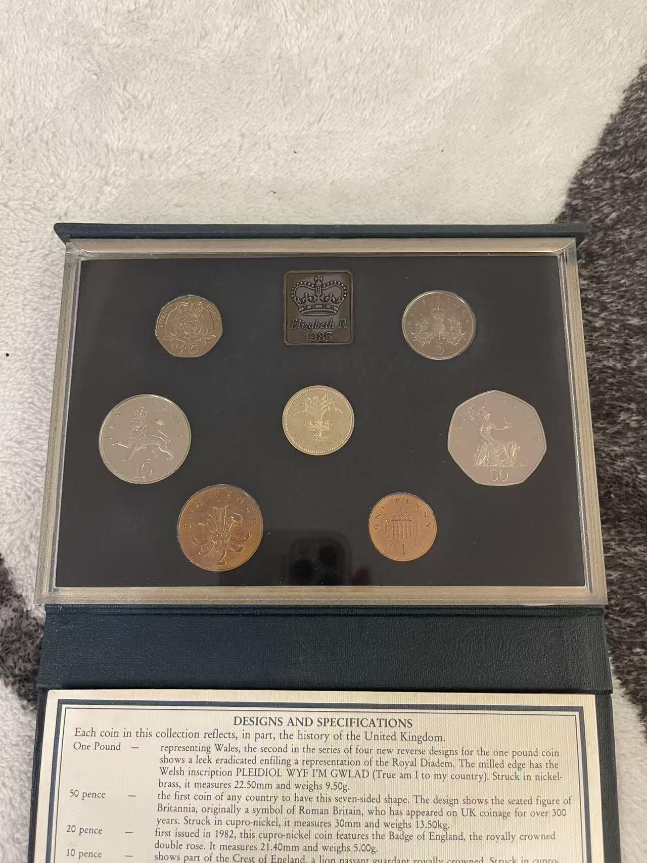 ❤️【币观天下】❤️ 第342期钱币秒杀拍卖场- 2026.2.4秒杀专场 长期征集拍品  英国1985年精制套币 品相如图 