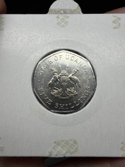 2025年集古藏今外币拍卖第二期-第3场—（总第303拍），可以寄存60天，满160元包邮。 - 1987年乌干达5先令