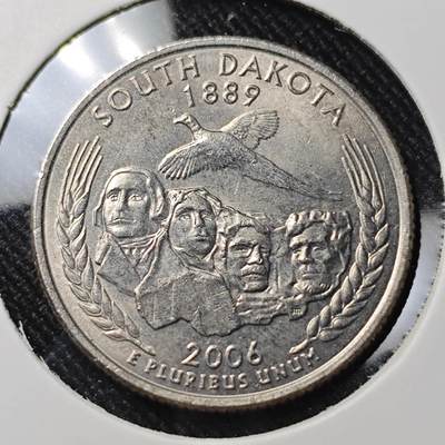 KK钱币收藏小铺  第391期  2月预留时间 周末发货 -  2006美国25分纪念币