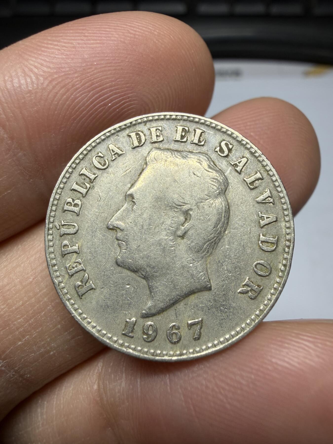 2025年集古藏今外币拍卖第二期-第3场—（总第303拍），可以寄存60天，满160元包邮。 1967年萨尔瓦多5分