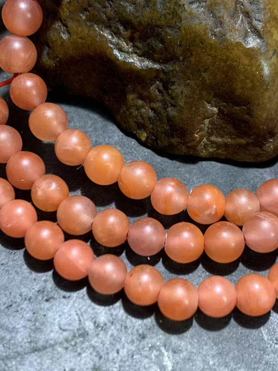 精美川料亚光南红玛瑙108手串一条，