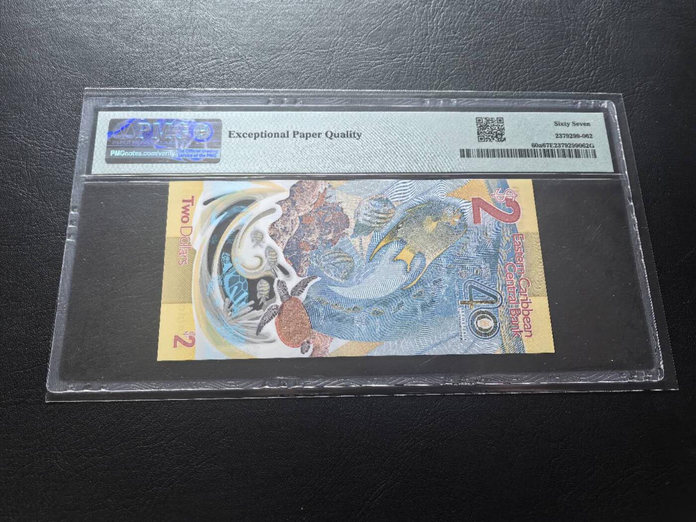 Triple S 第72期 2023东加勒比2元，获奖钞，首发AA，无347豹子号