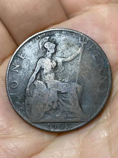 2026年第十八场(总第一百八十七场）外国好品散币场(免佣金) - 英国🇬🇧1903年1便士(爱德华七世时期)