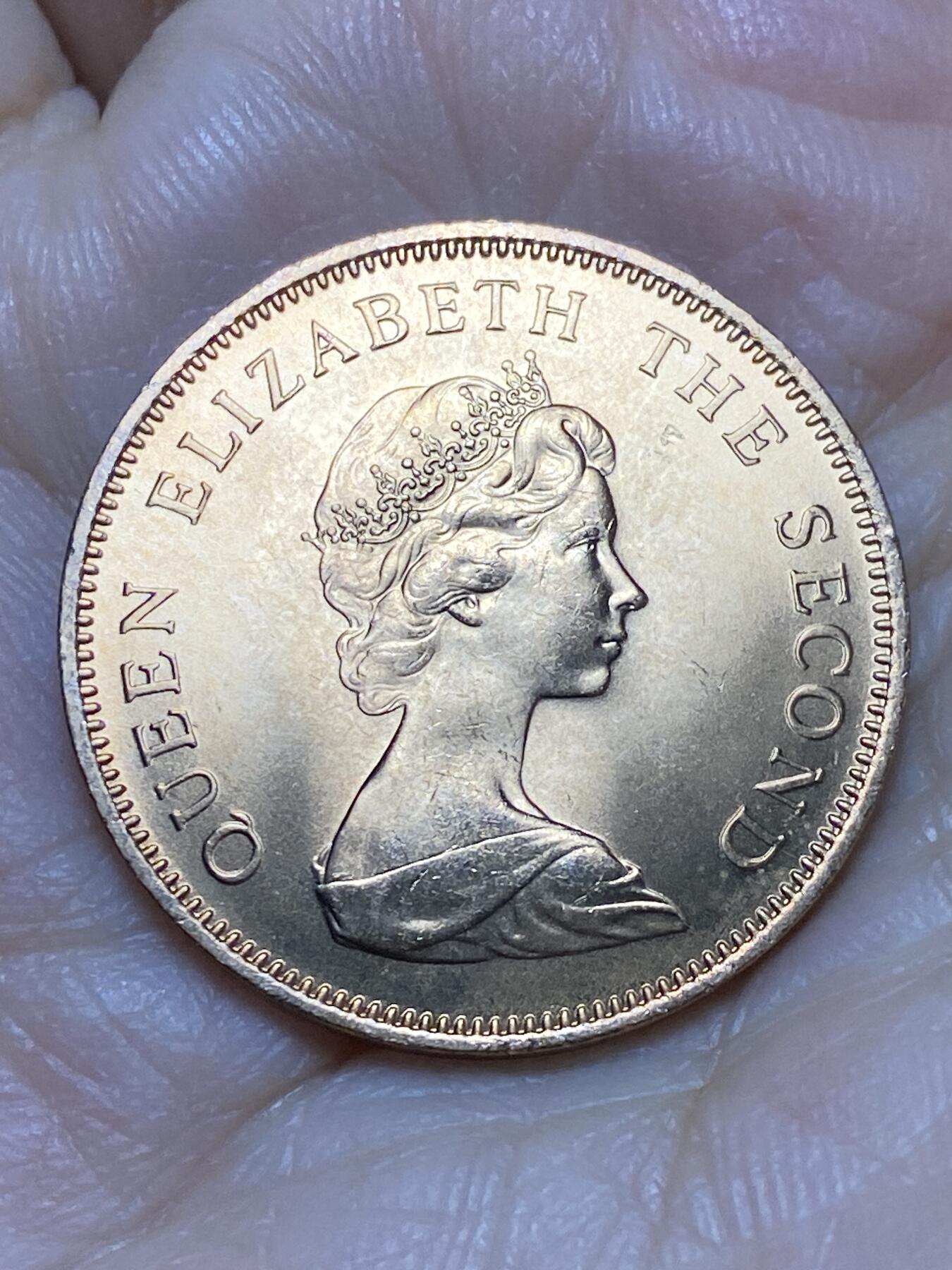 2026年第十八场(总第一百八十七场）外国好品散币场(免佣金) 原光好品–英属泽西岛🇯🇪1971年2新便士(伊丽莎白二世中年花冠，十进制第一套，首发年)