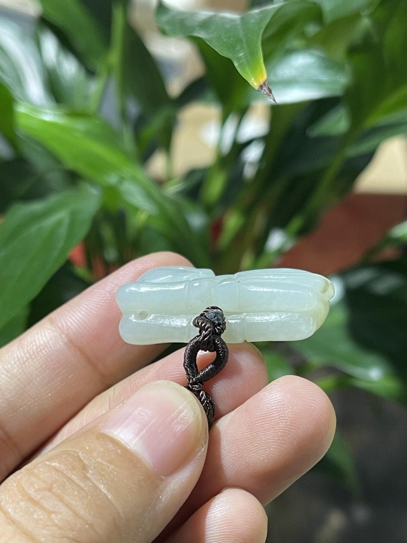 和田玉籽料手工挂饰 和田玉马上有钱